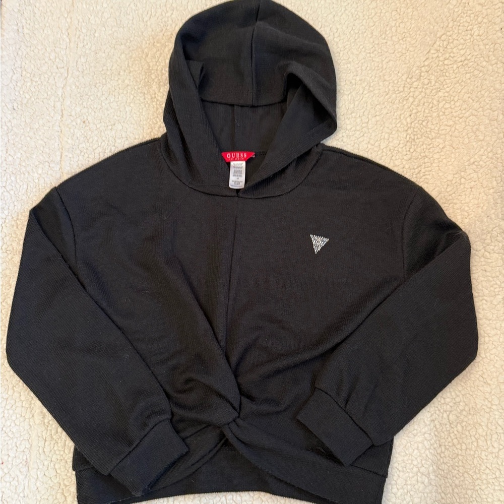 Guess Black Hoodie with Logo